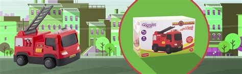 Buy Funskool Giggles Giggles, Fire Engine, Multicolour Vehicle With ...