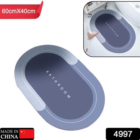 Super Absorbent Floor Mat, Bath Mat, Soft Carpet, Slip-Resistant Bathi ...