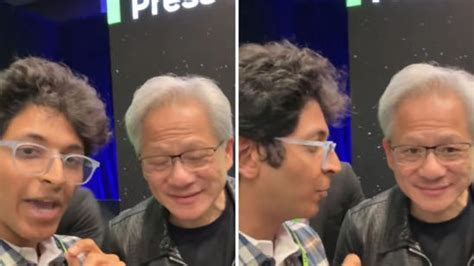 Indian influencer slammed for asking Nvidia CEO Jensen Huang for his ...