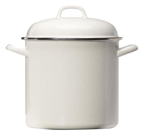 Buy Grande Epicure 5271-2 Heavy Gauge Stock Pot, 8-Quart, White Online ...
