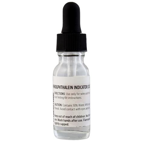 Image result for Phenolphthalein Indicator Color Chart