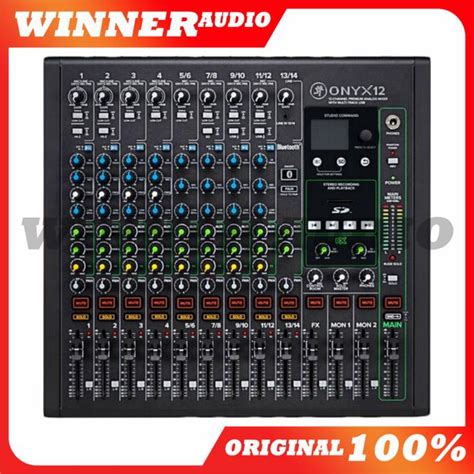 Jual MIXER AUDIO MACKIE ONYX 12 CH ANALOG MULTI TRACK RECODING USB ...