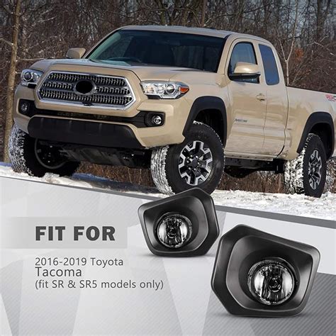 Buy Fog Lights Assembly for 2016-2020 Toyota Tacoma,Winjet Fog Light ...