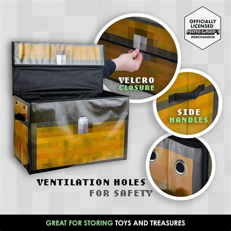 Buy Minecraft Storage Box, Pixelated Treasure Chest Online at Lowest ...