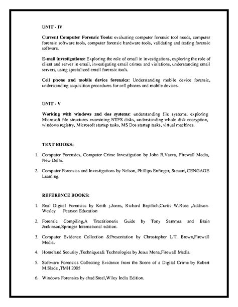 Csdf notes 3-4-5-6 aaplakatta - UNIT - IV Current Computer Forensic ...