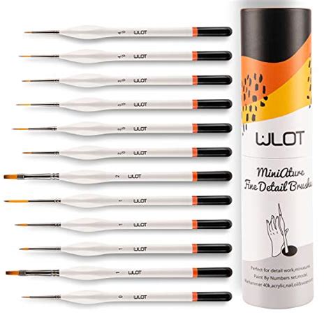 Buy Paint Brushes for Acrylic Painting,12 PCS Paint Brushes Set ...