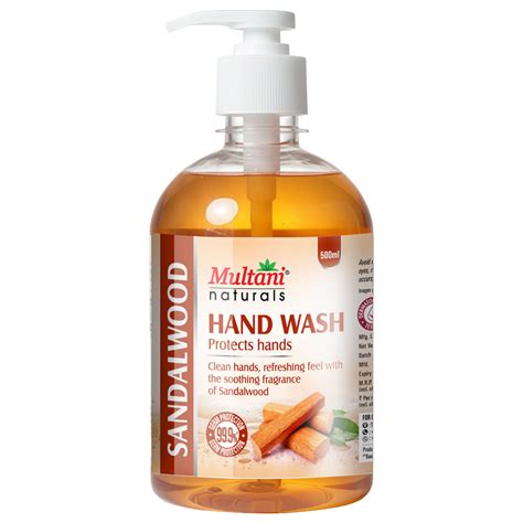 Multani Naturals Hand Wash Sandalwood | Clean Hands,| Refreshing feel ...