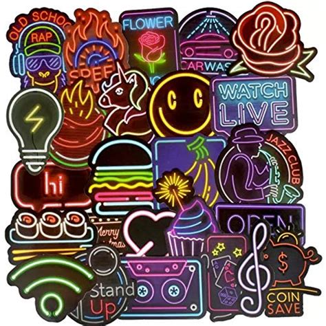 Rack Jack 50 Pcs Cute Stickers, Cartoons, Vinyl Waterproof Stickers for ...