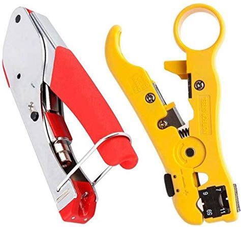 Inditrust NEW rg6-stripper-tool Crimping Wire Stripping Pliers Manual ...