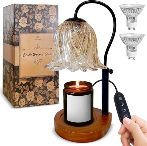 Candle Warmer Lamp with Timer, Electric Candle Warmer for Scented ...
