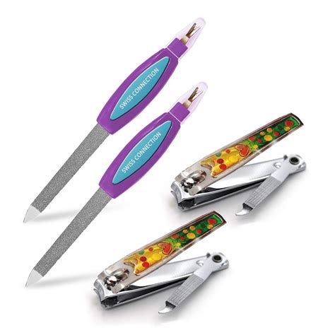 Swiss Connection Nail Clipper Set – Stainless Steel Fingernails & Nail ...