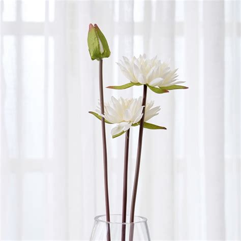 Buy Botanical Artificial Lotus Flower Stick - 100cm from Home Centre at ...