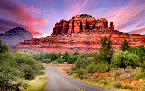 Download Canyon Arizona Sedona Man Made Road 4k Ultra HD Wallpaper