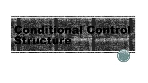 Image result for Conditional Control Structure