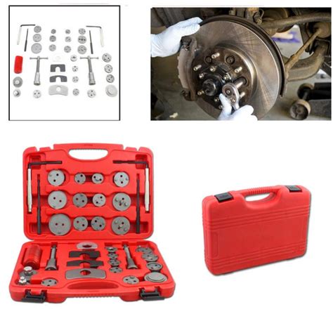 22 Pezzi Set Di Rimozione Pistone Freno Set Di Strumenti Per Rimozione Pistone Freno Kit Di Strumenti Pistone Strumenti Pinza Freno Per Strumento Di Sostituzione Disco E Adattatori 85891413 - 10
