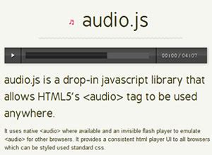 Image result for Audio HTML/JS
