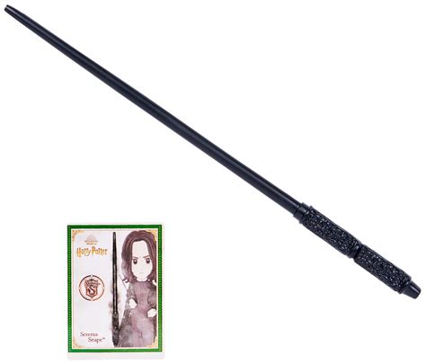 Wizarding World Harry Potter, 12-inch Spellbinding Severus Snape Magic Wand with Collectible ... - professor severus snape wand