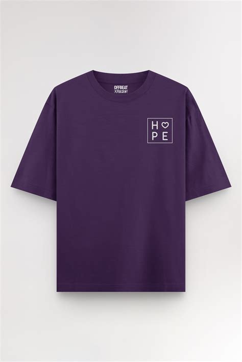 Hope Embroidery | Oversized T-shirt – OFFBEAT OUTFITS