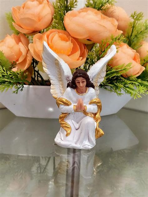 Buy Breeze Handicrafts Poly Resin Idol of Guardian Angel Statue for ...