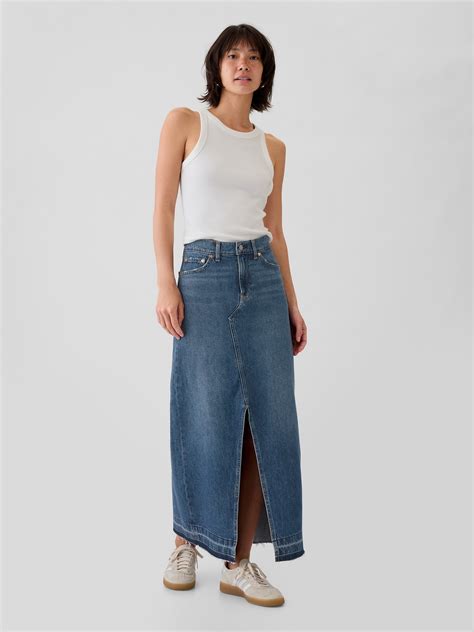 Women's Blue Jean Skirts | Gap