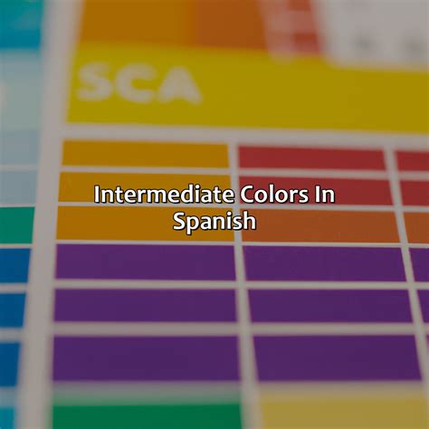 What Is Color In Spanish - colorscombo.com