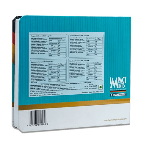Impact Mints Sugar Free Flavours | Made In Germany - impactmints