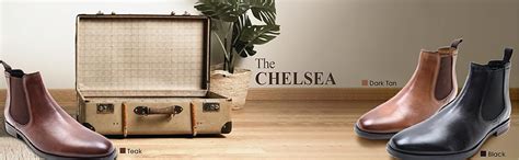 Buy Thomas Crick Men's Chelsea Boots – Black Leather – Classic Formal ...