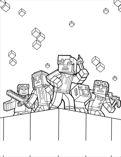 Image result for Minecraft Dungeons Colouring Pages