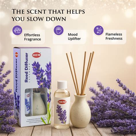 Lavender Reed Diffusers 100ml | HEM Fragrances