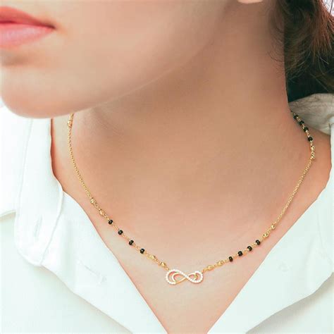 Shimmering Charisma Gold Plated 925 Sterling Silver Mangalsutra – Zavya