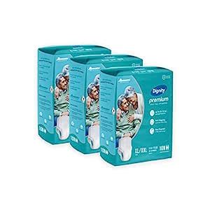 DIGNITY Premium Pull Up Adult Diapers Pant Style Unisex-30 Count(Xl-Xxl ...