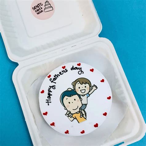 Father's Day Celebration Cute Bento Cake – Bento Cakes Noida