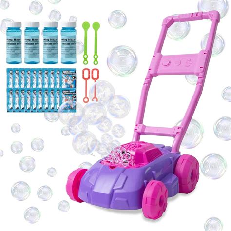 Amazon.com: Bubble Lawn Mower for Kids - Bubble Machine for Toddlers ...