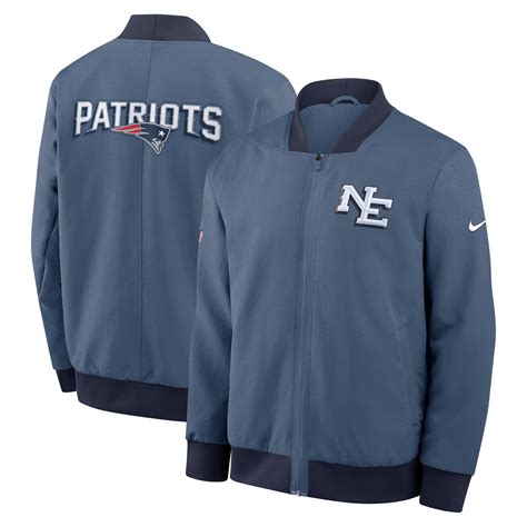 Men's Nike Storm Blue New England Patriots 2025 Rivalries Collection ...
