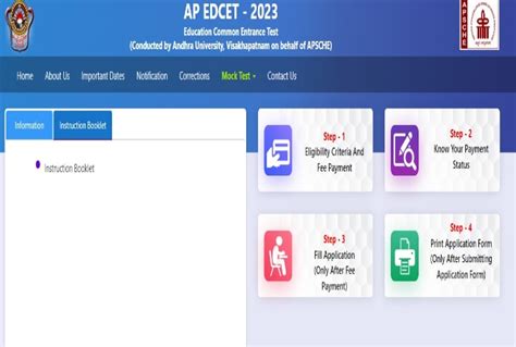 AP EdCET 2023 Application Form Released at cets.apsche.ap.gov.in; Exam ...