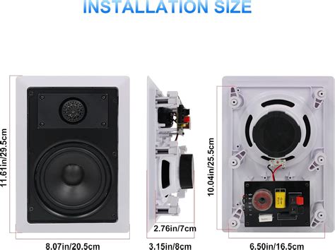 Herdio 5.25 Inch Bluetooth in Wall Speakers, 2-Way India | Ubuy