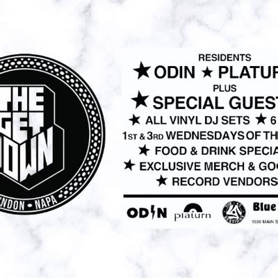 Locals Night: THE GET DOWN Feat Vinyl DJs ODIN and PLATURN, Blue Note ...