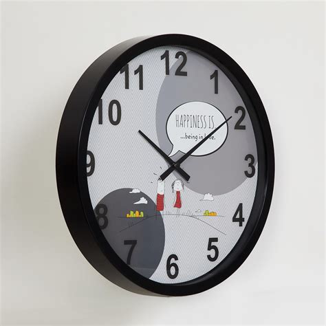 Buy Happiness Is Round Wall Clock - 32 cm from Home Centre at just INR ...
