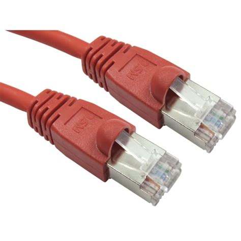 RS PRO | RS PRO, 5m Cat6, Red RJ45 to Male RJ45 Male, FTP Shielded ...