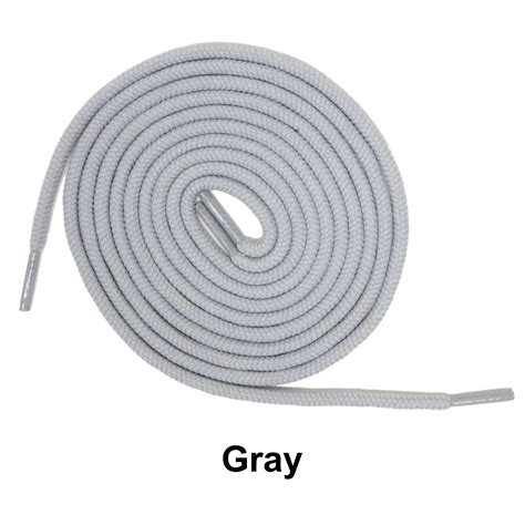 Gray Round Athletic Sneaker 27 36 45 54 63 Inch Shoelaces - Walmart.com