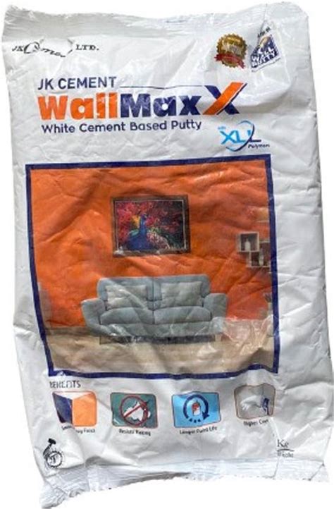 J K WALL PUTTY WHITE CEMENT BASED WALL CARE PUTTY 1000 GRMAS Crack ...