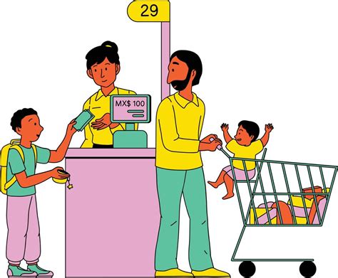Kids Buy Food Cartoon 的图像结果