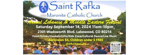 Lebanese & Middle Eastern Cultural and Food Festival Hosted by Saint ...