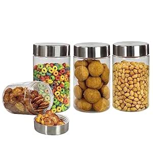 Buy PEARLPET Plus Range Plastic Storage Jars & Containers For Kitchen ...