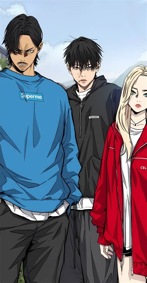 wind breaker | Манхва, Графические постеры, Фан арт