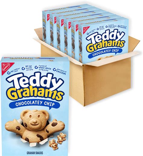 Amazon.com: Teddy Grahams Honey Graham Snacks, 12 Snack Packs