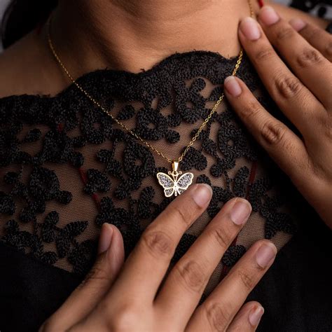 Buy Personalised Butterfly Jewellery Set Online - Etchcraft Emporium