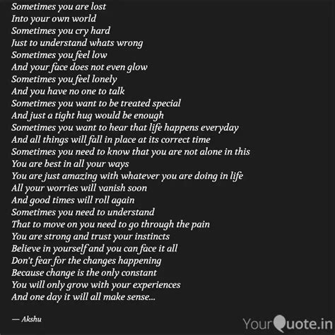 Sometimes you are lost In... | Quotes & Writings by Akshata Shah ...