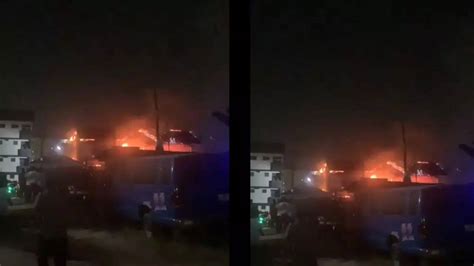 Tameside Fire Today: Hyde, Greater Manchester Fire: Crews Fight Massive ...