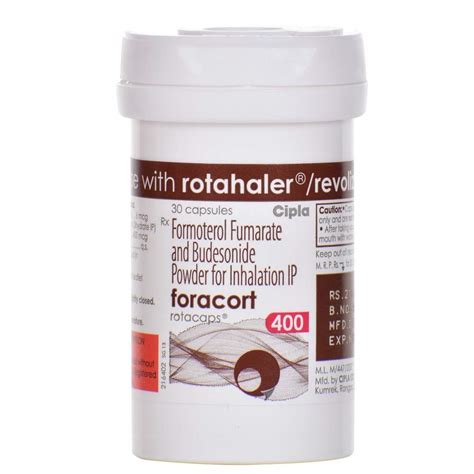 Foracort 400 Rotacaps - Bottle of 30 Capsules : Amazon.in: Health ...